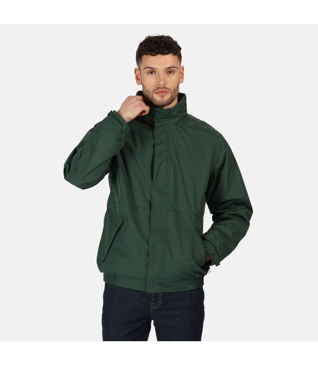 Dover veste coupe-vent imperméable homme vert foncé Regatta