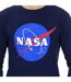 NASA11S Men's Basic Long Sleeve Round Neck Sweatshirt