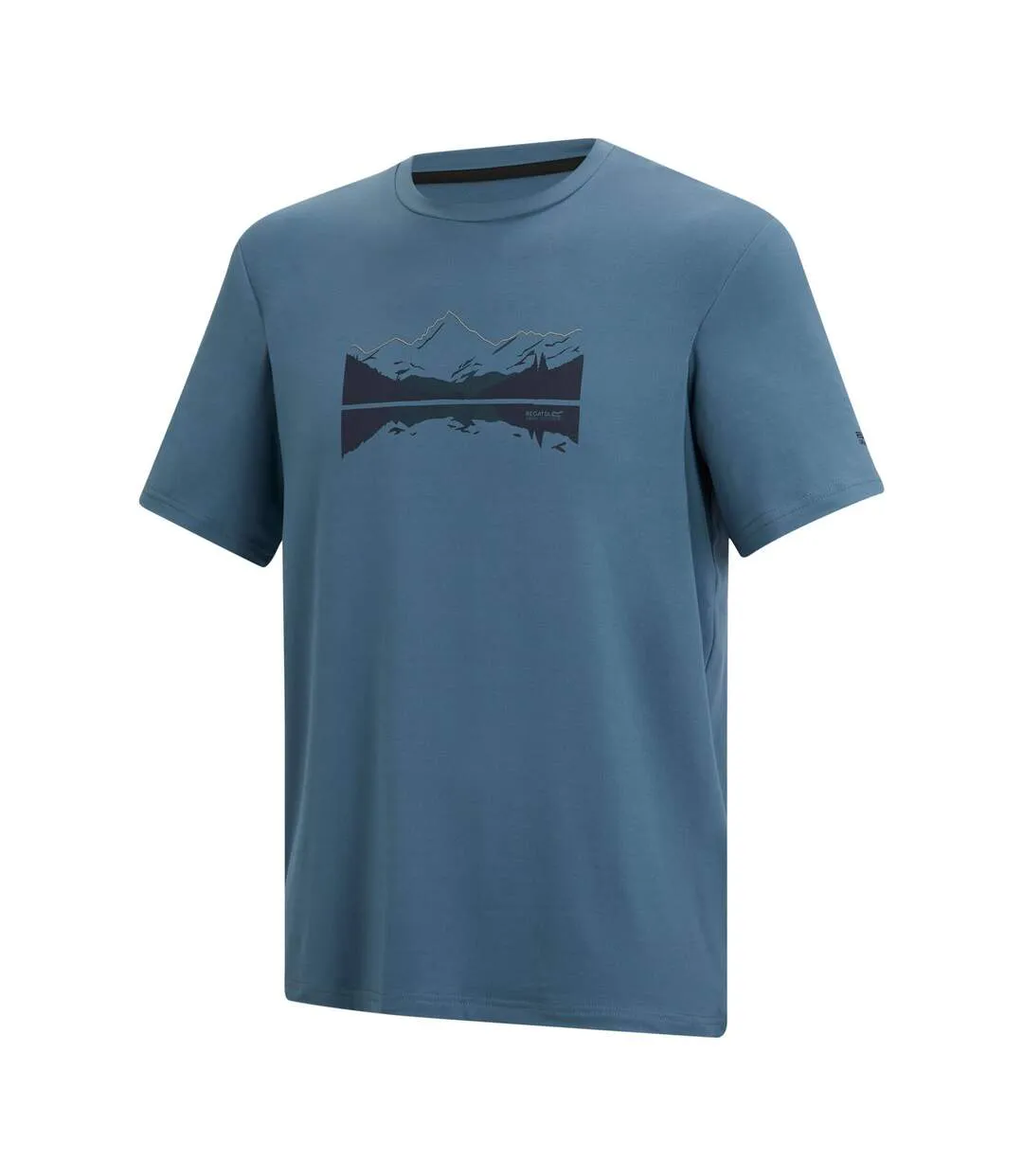 T-shirt Motif/style Coucher De Soleil Fingal Homme Bleu De Chine Regatta-4