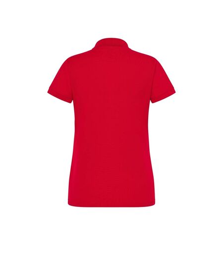 Polo Motif/style Uni Femme Rouge JHK