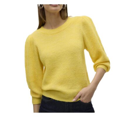 Pull Jaune Femme Vero Moda Vigga - L