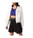 Womens/ladies mesh lined jacket cream Lacoste-3