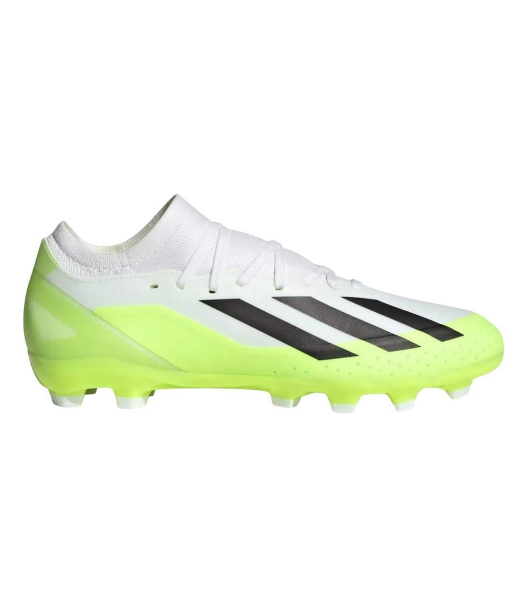 Mens x crazyfast.3 multi-ground football boots white/yellow Adidas-4