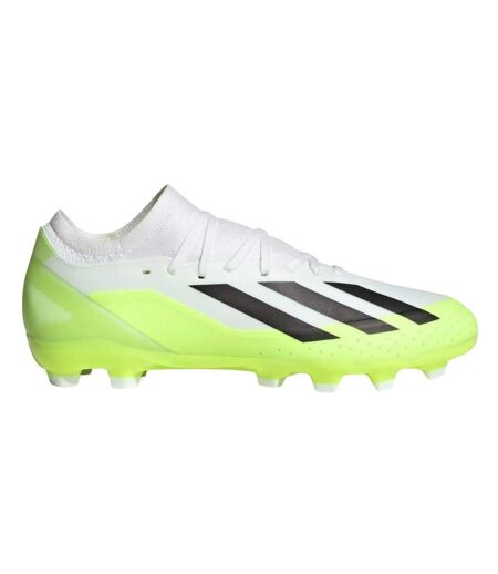 Mens x crazyfast.3 multi-ground football boots white/yellow Adidas