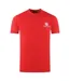 Mens London Aldis Logo T-shirt Red Aquascutum-1