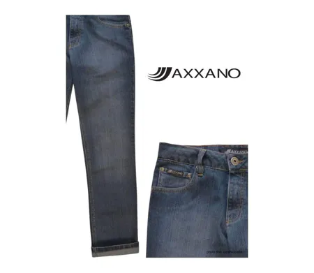 Jean 5 poches coupe droite stone used AXF012