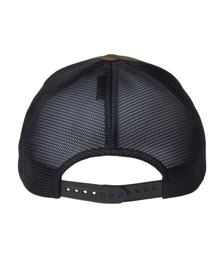 Casquette Trucker Olive Noir Flexfit