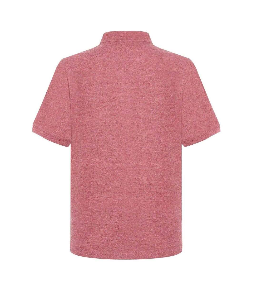 Polo Motif/style Logo Brodé Homme Bordeaux Chiné Slazenger-3
