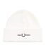 Bonnet Motif/style Logo Brodé Blanc Neige Fred Perry-1