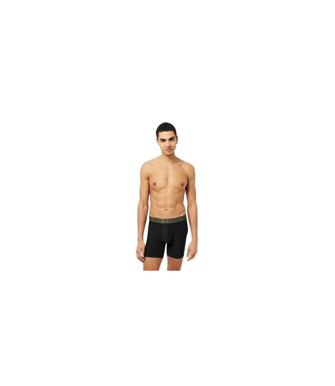 Lot De 2  Boxers Tech Homme Vert Noir Chiné Under Armour-1