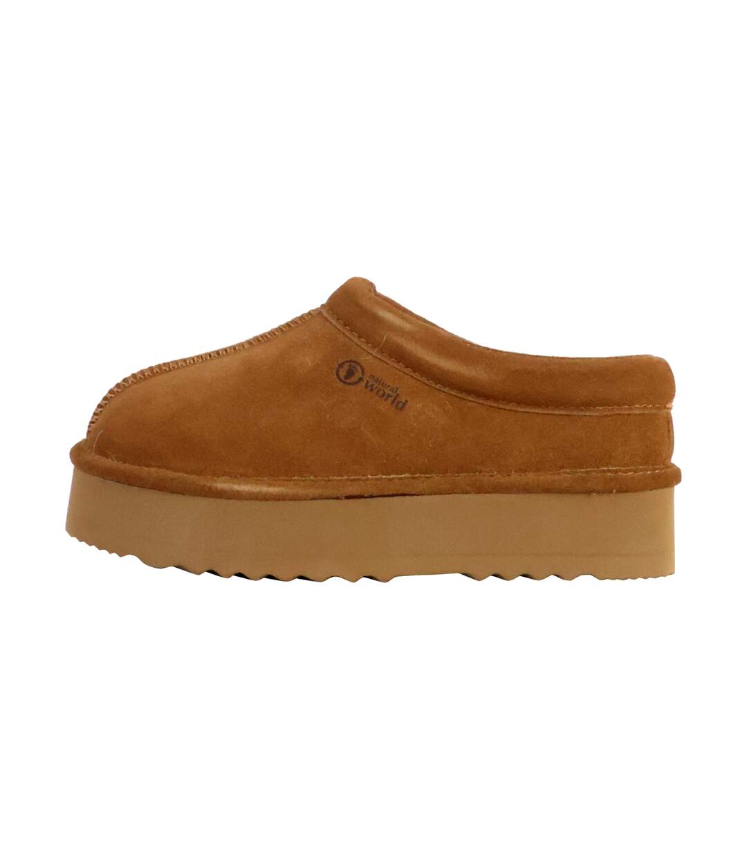 Chausson Cuir Natural World-1