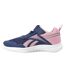 Childrens/kids Rush Runner 5 Elastic Trainers Twilight Purple Reebok-2
