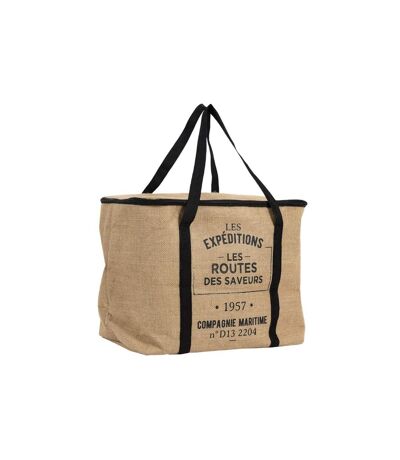 Sac Fraîcheur Effet Jute 42cm Naturel