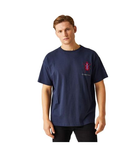 Regatta Mens Christian Lacroix Aramon Beetle T-Shirt (Navy) - UTRG8820