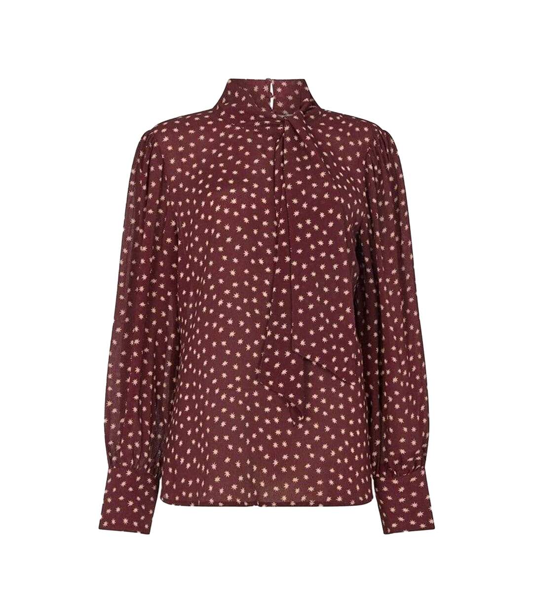 Blouse Motif/style Nœud Fifi Femme Rouge Lily And Lionel-2