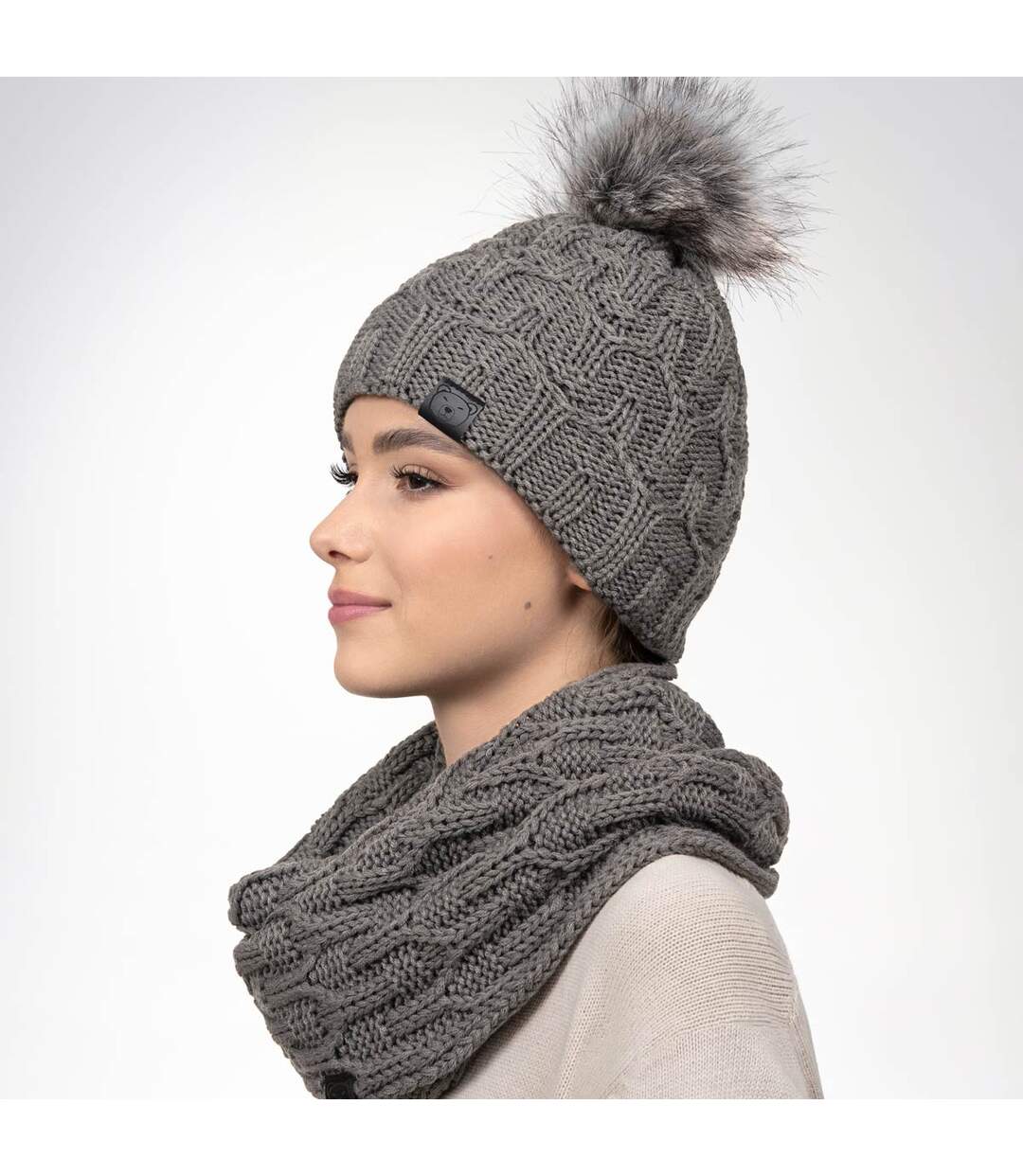 Ensemble Snood Bonnet Maribel  - Fabriqué en UE