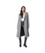 Womens/ladies Checked Wrap Belted Coat Neutral Principles-1