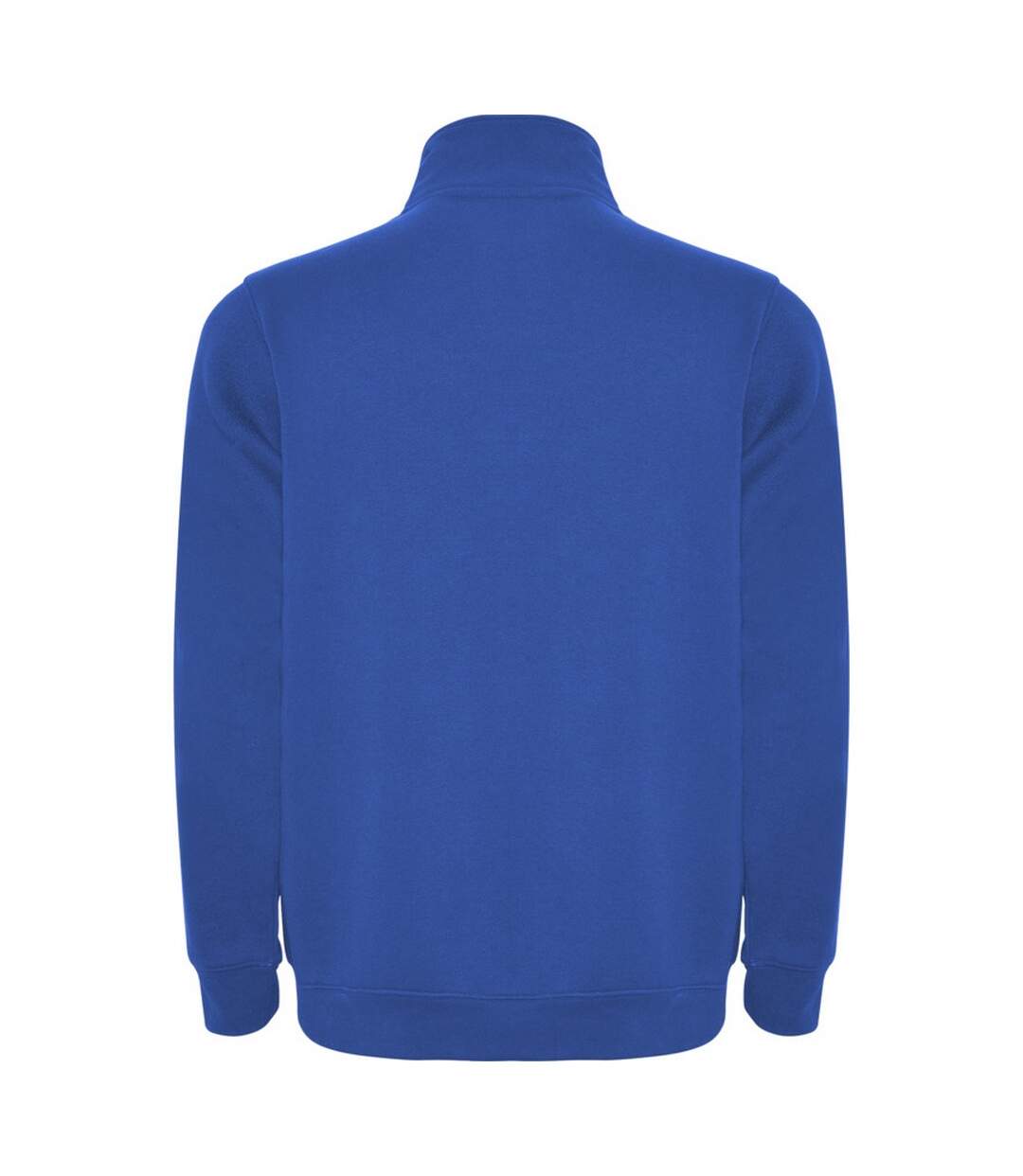 Mens aneto quarter zip sweatshirt royal blue Roly-2