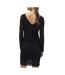 Robe noire femme vero moda zoé - l-2