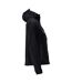Womens/ladies Customised Stretch Hooded Jacket Black Mascot-3