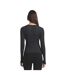 Womens/ladies Sheer Henley Top Onyx Skims-3