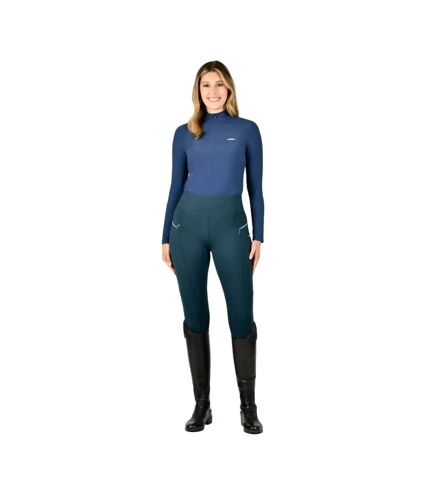 Womens/ladies veda horse riding tights pine Weatherbeeta