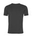 AWDis Mens Washed T Shirt (Slub Charcoal) - UTPC2899