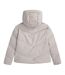 Womens/ladies Tess Cropped Down Jacket Cream Animal-3