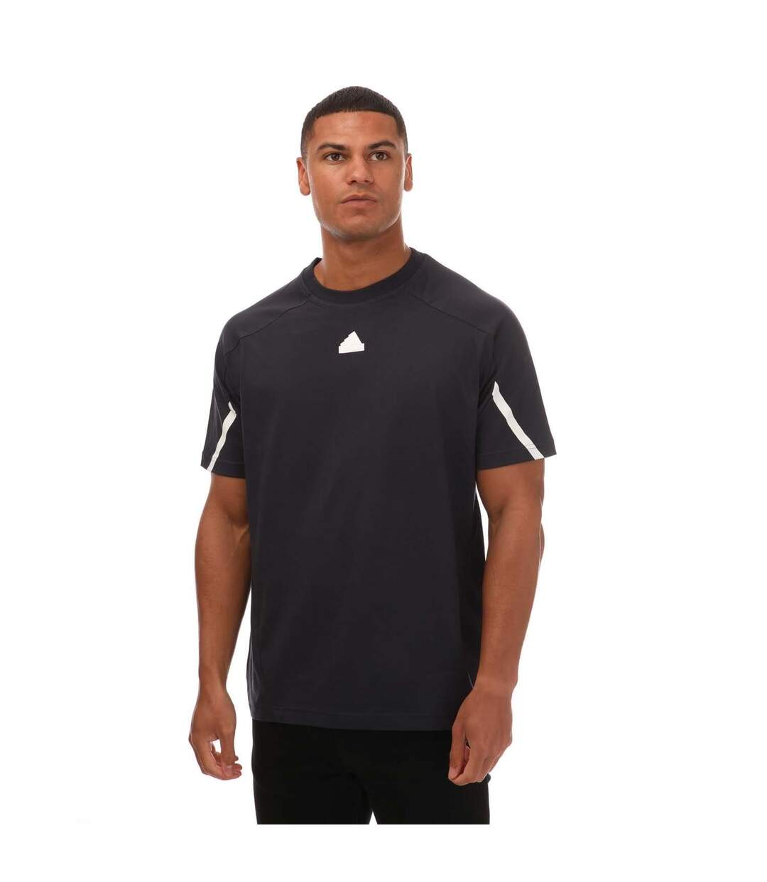 T-shirt designed gameday homme violet sombre Adidas-1