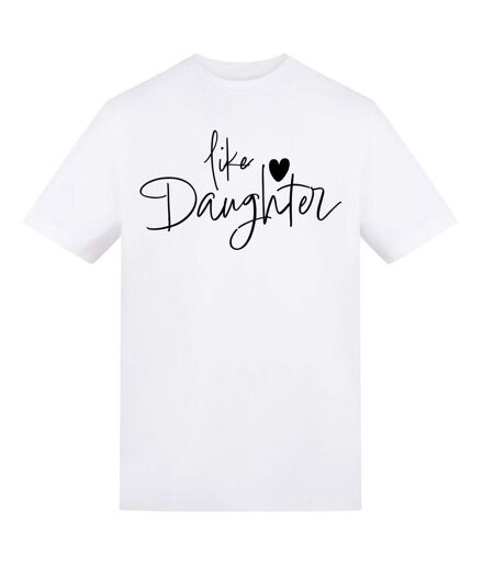 T-shirt Manches Courtes Like Daughter Femme Blanc AWD