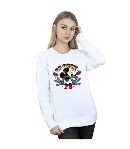 Disney Pantalon de survêtement Mickey Mouse Oh Gosh Pop Art - Femmes/Dames (Blanc) - UTBI29155