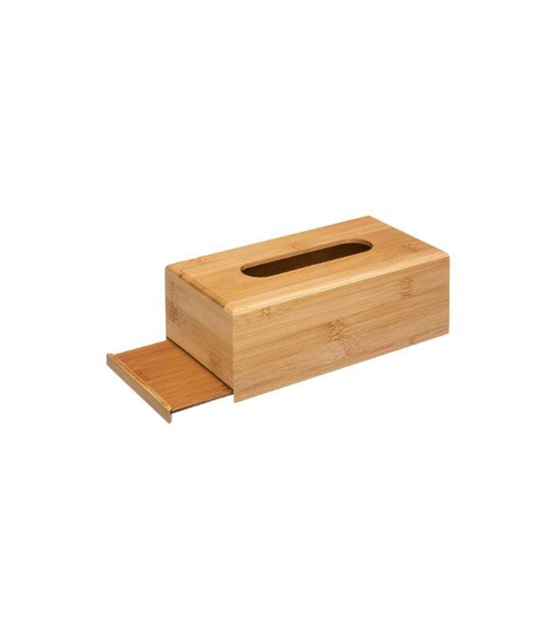 Boîte à Mouchoirs en Bambou Halo 25cm Naturel-2
