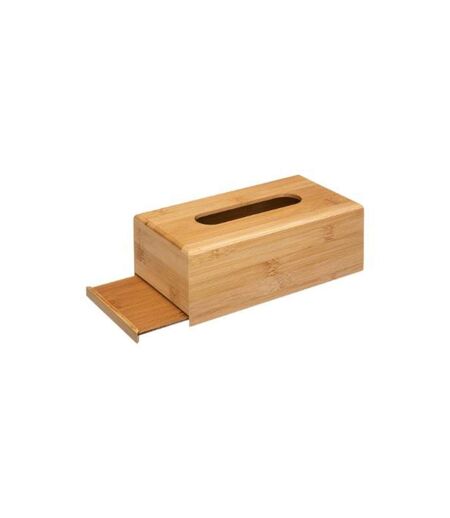 Boîte à Mouchoirs en Bambou Halo 25cm Naturel