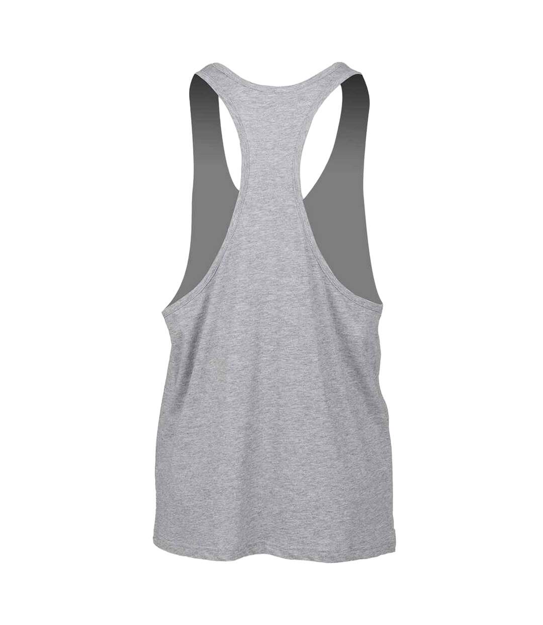 Débardeur muscle homme gris chiné SF