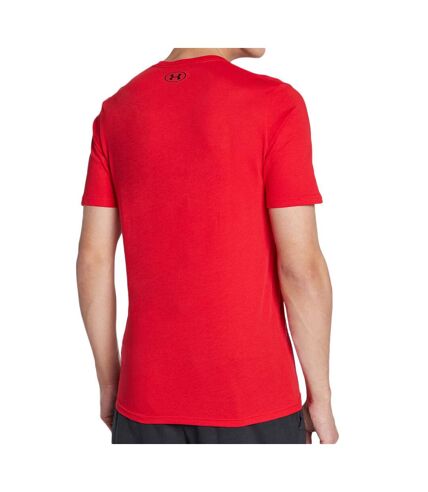 T-shirt Rouge Homme Under Armour Logo