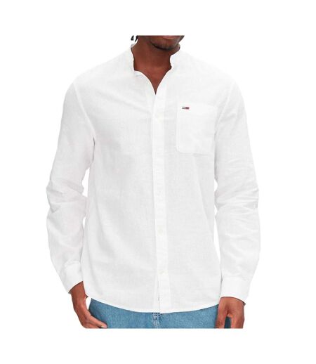 Chemise blanche homme tommy hilfiger tjm linen - l