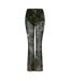 Pantalon Motif/style Palmier Femme Noir Blanc Never Fully Dressed-2