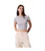 Haut Court Motif/style Logo Monochrome Femme Gris Chiné Calvin Klein-4