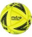 Ballon de foot ultimatch indoor taille 5 jaune / noir / gris Mitre-1