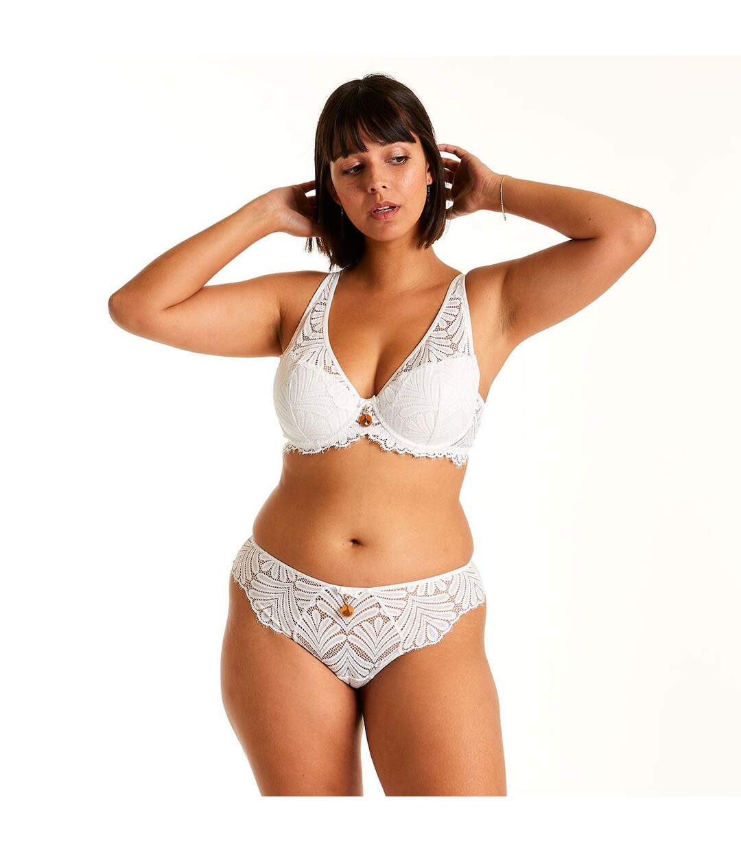 Soutien-gorge ampliforme coque moulée blanc Tsar-3