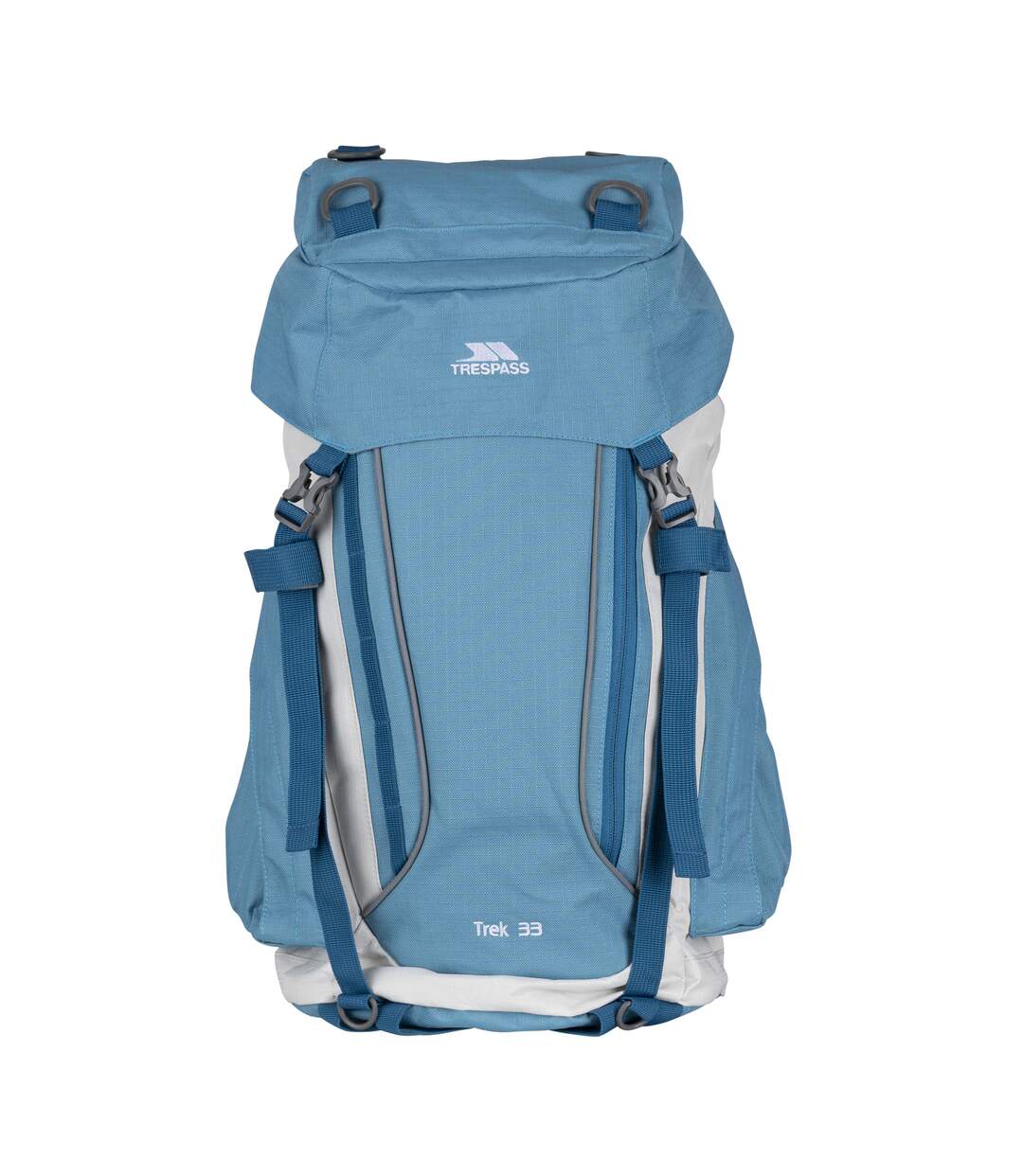 Sac à dos de randonnée trek taille unique bleu gris / pierre clair Trespass-1