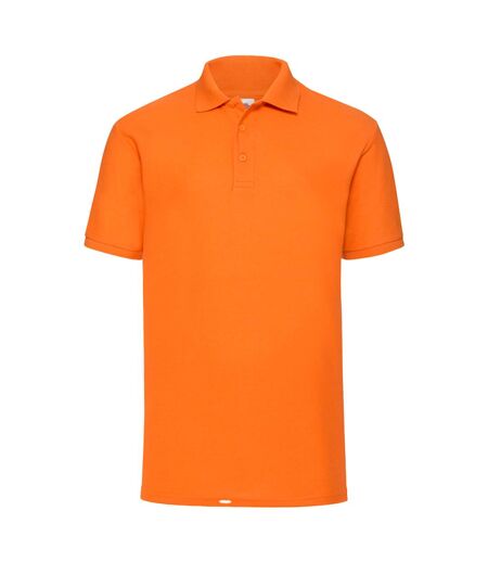 Polo 65/35 Homme Orange Fruit Of The Loom