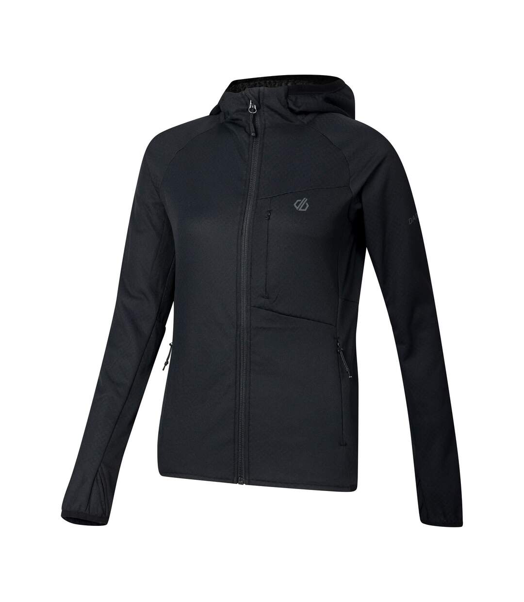 Womens/ladies Heat Weave Stretch Midlayer Black Dare 2B-4