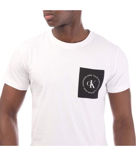 T-shirt Homme Blanc Calvin Klein