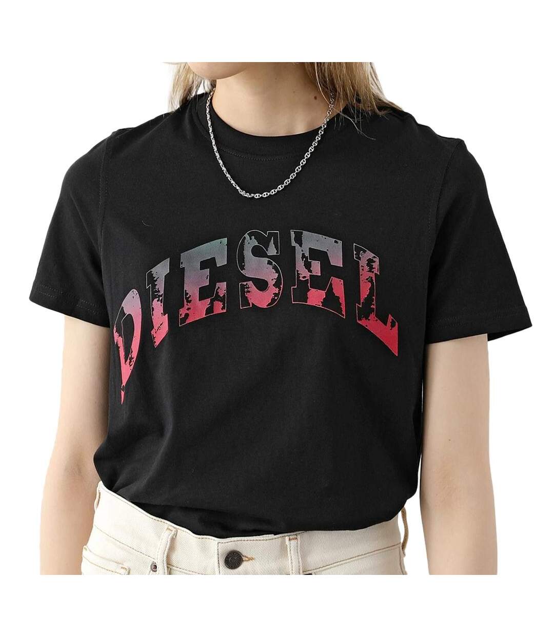 T-shirt Noir Femme Diesel g11 - M-1