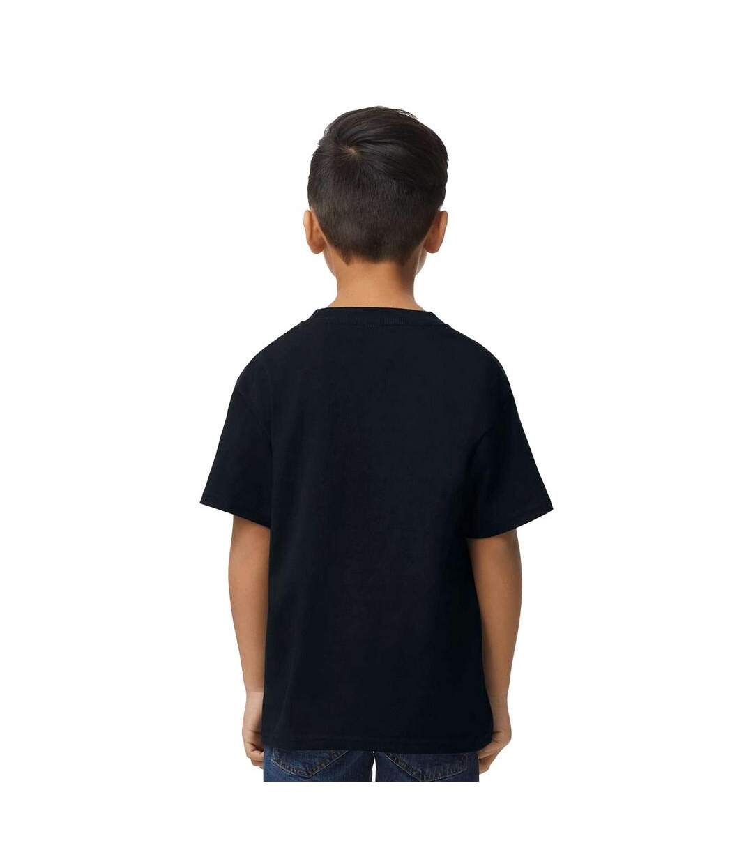 T-shirt Enfant Noir Gildan-2