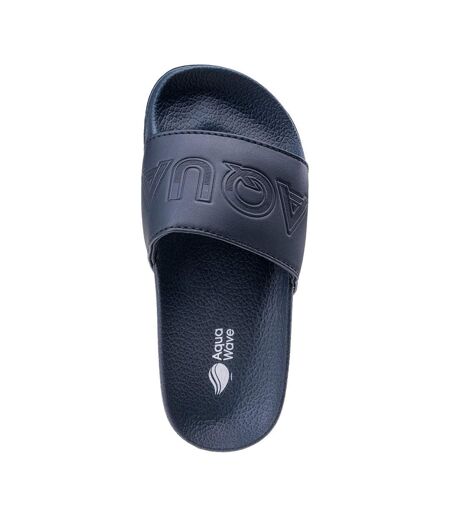 Claquettes superwave enfant bleu marine / blanc Aquawave