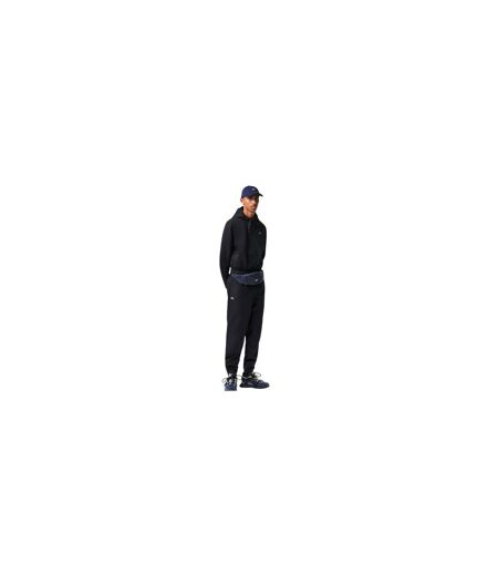 Mens Taffeta Logo Tracksuit Bottoms Black Lacoste