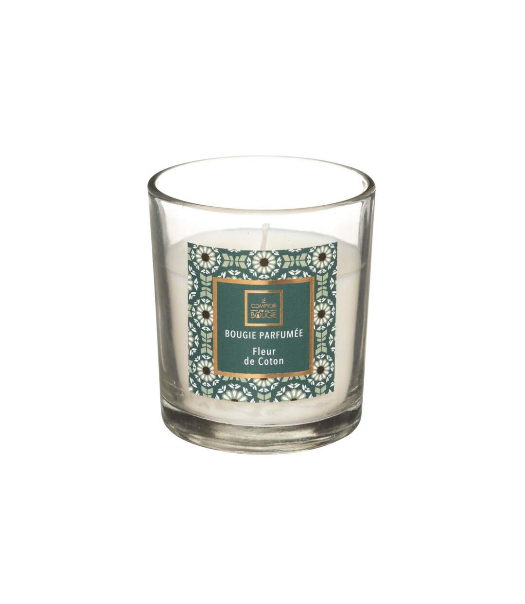 Bougie Parfumée en Verre Neda 8cm Fleur de Coton-1