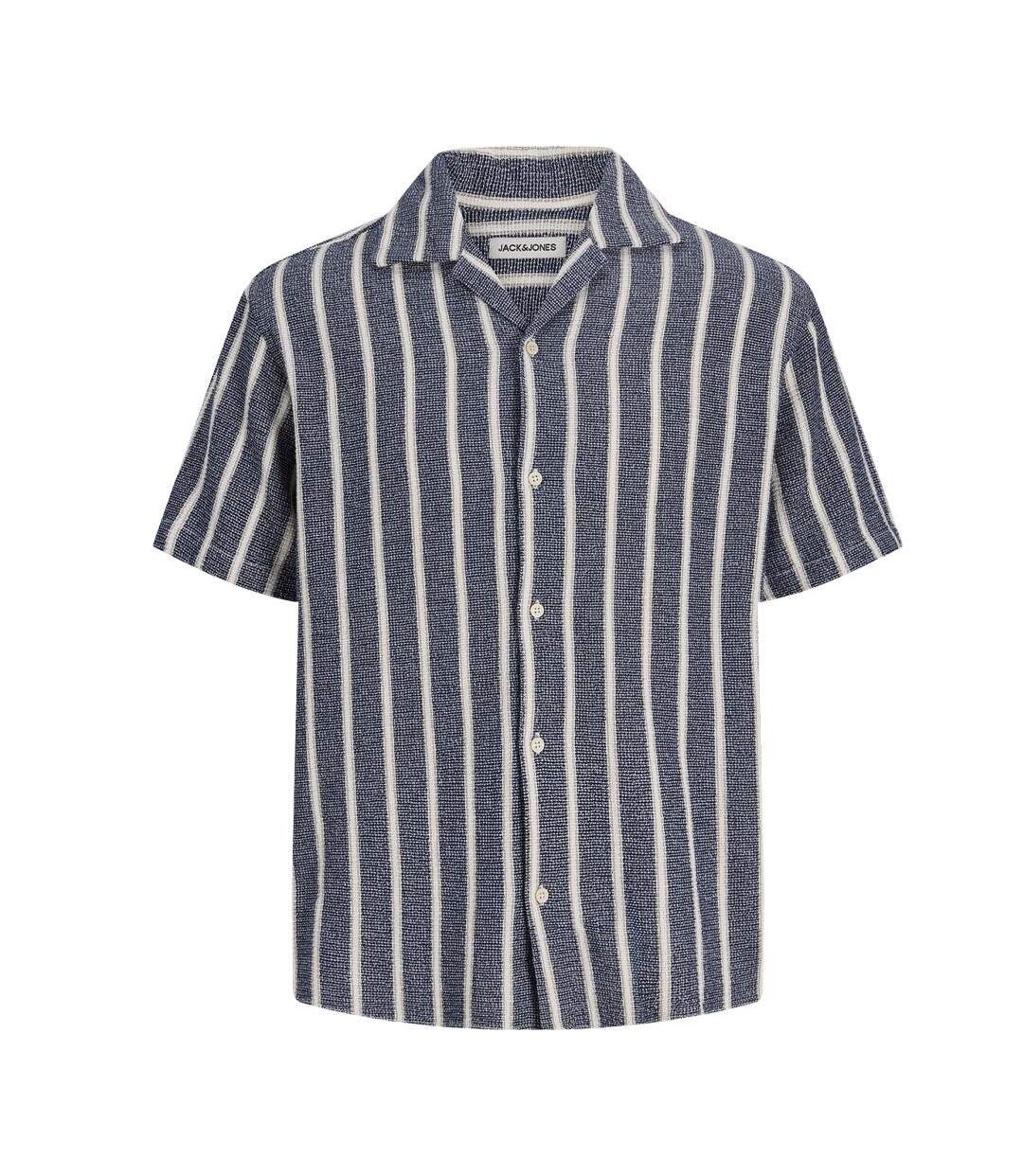 Chemise bleu homme jack & jones coba-1